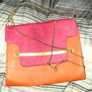 Pink and orange bag